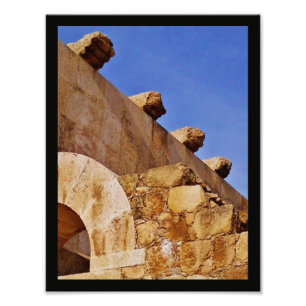Amman Citadel Ruins Fotodruck