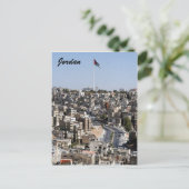 Amman City Jordan Postkarte (Stehend Vorderseite)