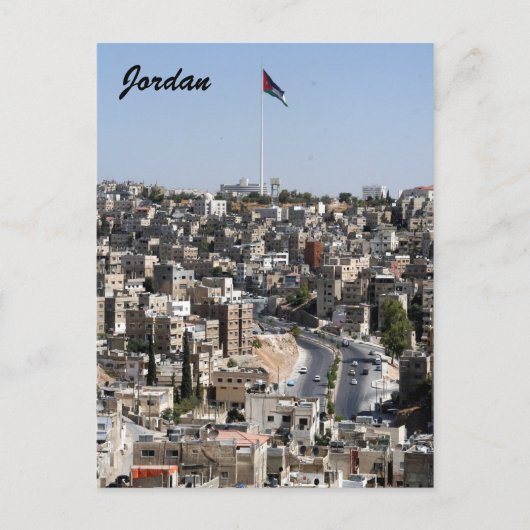 Amman City Jordan Postkarte (Vorderseite)