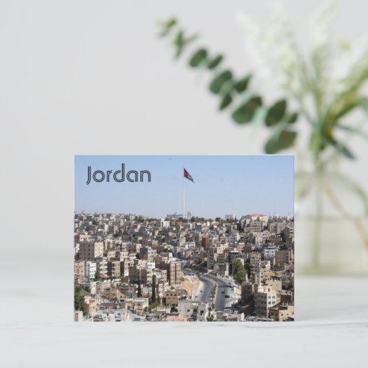 Amman City Jordan Postkarte (Stehend Vorderseite)