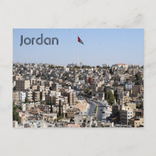 Amman City Jordan Postkarte
