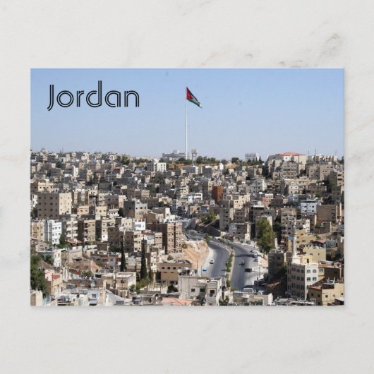 Amman City Jordan Postkarte (Vorderseite)