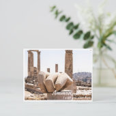 Amman Jordan mit Hand von Herkules Postkarte (Stehend Vorderseite)