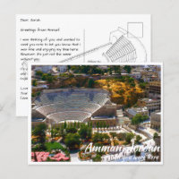 Amman Jordan mit römischem Theater Nah