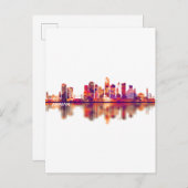 Amman Jordan Skyline Einladungspostkarte (Vorne/Hinten)