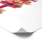 Amman Jordan Skyline Poster (Ecke)