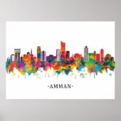 Amman Jordan Skyline Poster (Vorne)