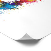 Amman Jordan Skyline Poster (Ecke)