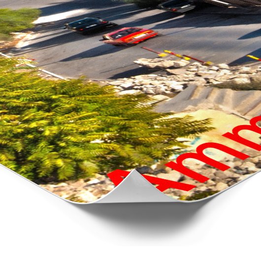 Amman, Jordanien Poster (Ecke)