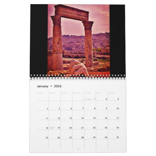 Amman-Zitadelle, Jordanien Kalender (Jan 2026)