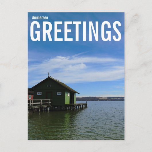 Ammersee Greetings Postkarte (Vorderseite)