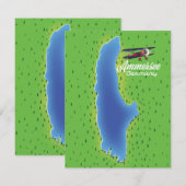 Ammersee-Landkarte (Vorne/Hinten)