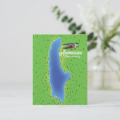 Ammersee-Landkarte (Stehend Vorderseite)