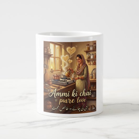 Ammi Ki Chai Tasse | Desi Mutterliebe-Geschenk | M (Vorderseite)