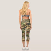 AMMO Apparel Classic Army Print Woman's All-over Capri Leggings (Rückseite)