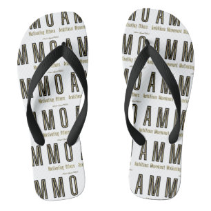Ammo Apparel USA Akronym Unisex Badesandalen