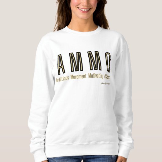 Ammo Apparel USA Akronym Woman's Sweatshirt (Vorderseite)