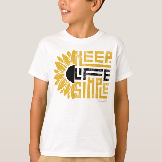 Ammo Apparel USA Behalte Life Simple Boy's T - Shi T-Shirt (Vorderseite)