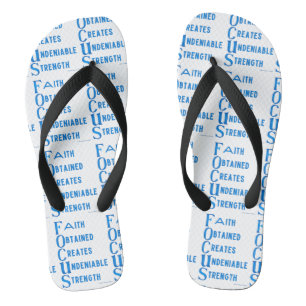 Ammo Apparel USA Focus Akronym Unisex Flip Flops Badesandalen