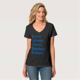 Ammo Apparel USA Focus Akronym Woman V T - Shirt