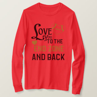 AMMO Apparel USA Liebe Sie die Endzone T-Shirt