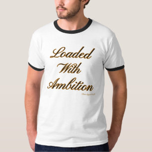 Ammo Apparel USA Loaded W Ambition II Men's Ringer T-Shirt