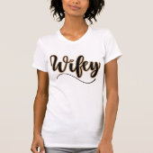Ammo Apparel USA Wifey Tan Bold Woman's T-Shirt (Vorderseite)