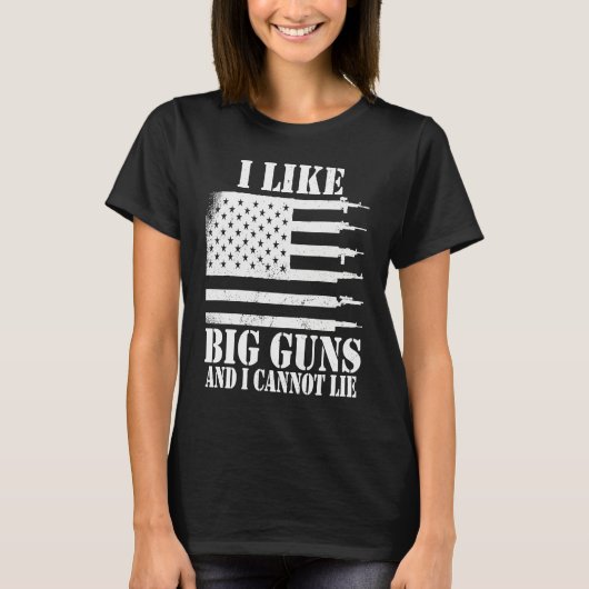 Ammo Gun   I like big guns saying  1 T-Shirt (Vorderseite)
