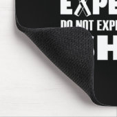 Ammo Is Expensive Don't Expect A Warning Shot Mousepad (Ecke)