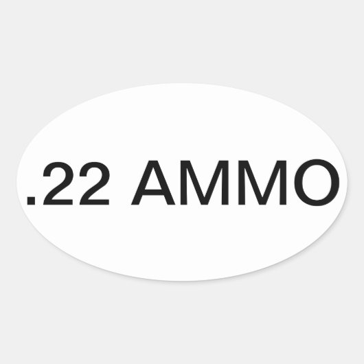 Ammo kann Aufkleber (Vorderseite)