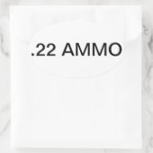 Ammo kann Aufkleber (Tasche)