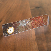 Ammolite Ammonit Namensplakette (Seite)