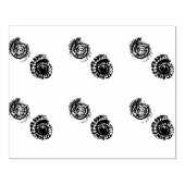 Ammoniak-Minitfossilien Gummistempel (Prägung)