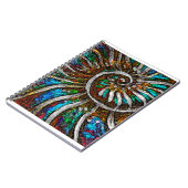 Ammonit Abstrakt Notizblock (Linke Seite)