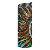 Ammonit Abstrakt Thermosbecher (Nach links gedreht)