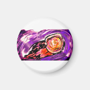 Ammonit-Edelstein Magnet