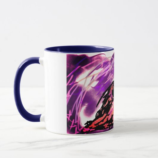 Ammonit-Edelstein Tasse (Links)