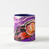 Ammonit-Edelstein Tasse (Zentrum)
