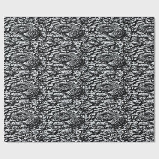 Ammonit-Fliesen Geschenkpapier (Flach)