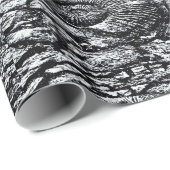 Ammonit-Fliesen Geschenkpapier (Rolleneckpunkt)