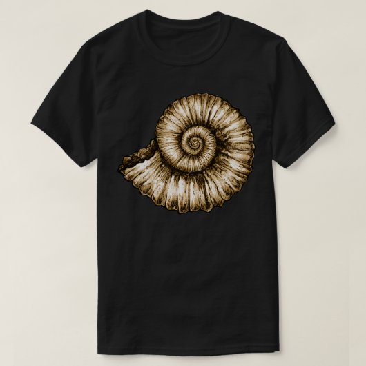 Ammonit Fossil 21 T-Shirt (Design vorne)