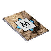 Ammonit-Muscheln mit Ihrem Namen und Monogramm Notizblock (Rechte Seite)
