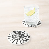 AMMONIT SANDSTEIN UNTERSETZER (Seite)