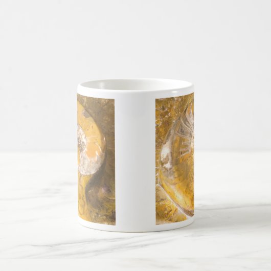Ammonite Fossil Kaffeetasse (Mittel)