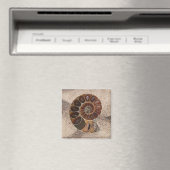 Ammonite Fossil Magnet (In Situ (Geschirrspüler))