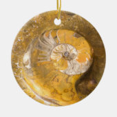 Ammonite Fossil Rock Nature Fotografy Keramik oder Ornament (Vorne)