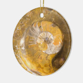 Ammonite Fossil Rock Nature Fotografy Keramik oder Ornament (Links)