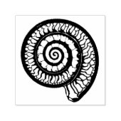 Ammonite Fossil - Spiral Seashell Permastempel (Design)