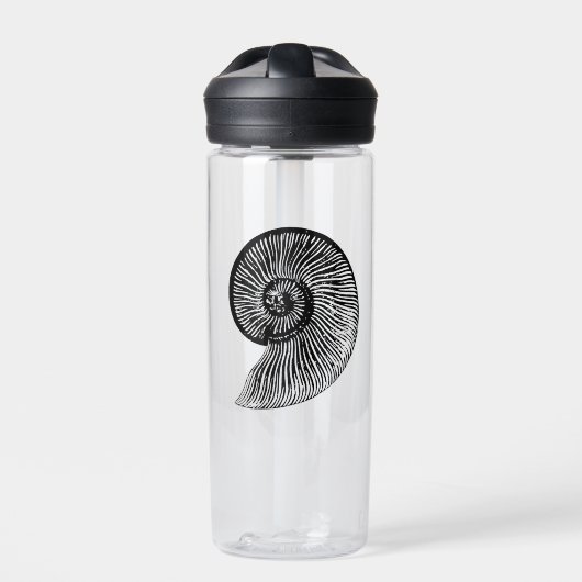 Ammonite Fossil Trinkflasche (Vorderseite)