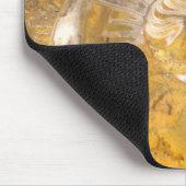 Ammonite Fossilien in Rock Fotografy Rockhound Mousepad (Ecke)